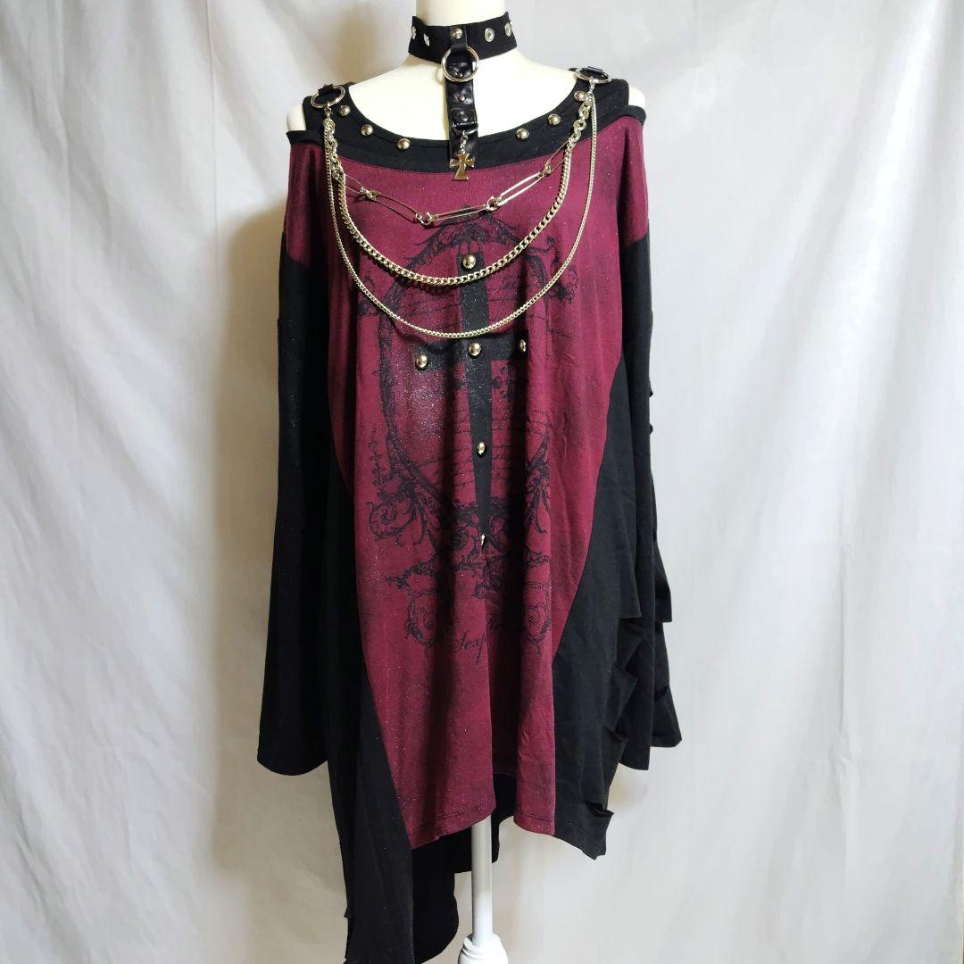 セックスポットリベンジ カスタム ラメ カットソー 長袖 y2k SEXPOT