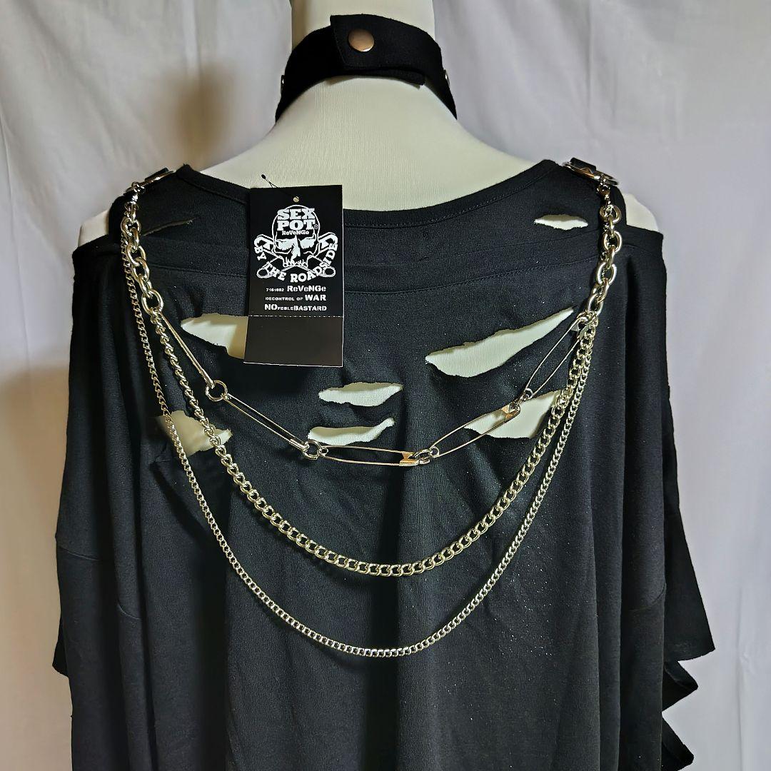 セックスポットリベンジ カスタム ラメ カットソー 長袖 y2k SEXPOT