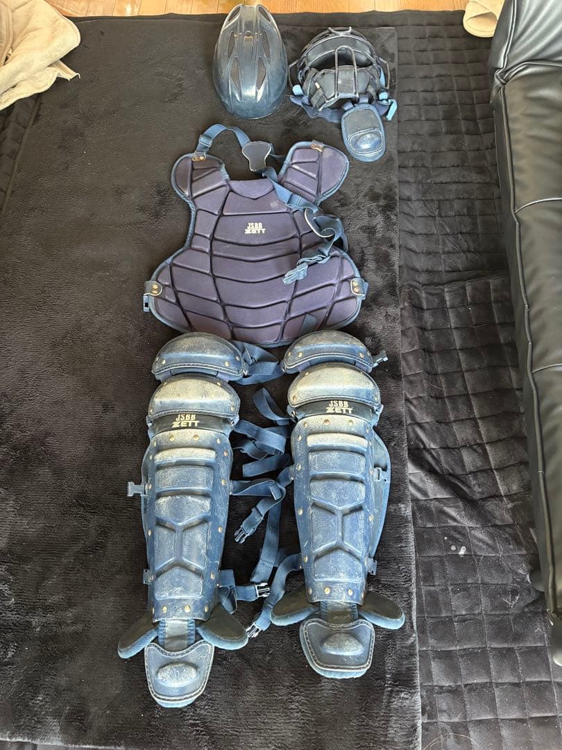 げんパパキャッチャー防具一式 ネイビー