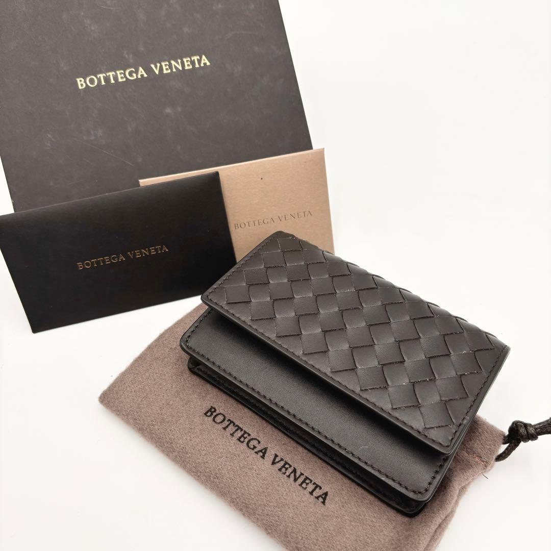 新品未使用 BOTTEGA VENETA 名刺入れ ブラウン カードケース