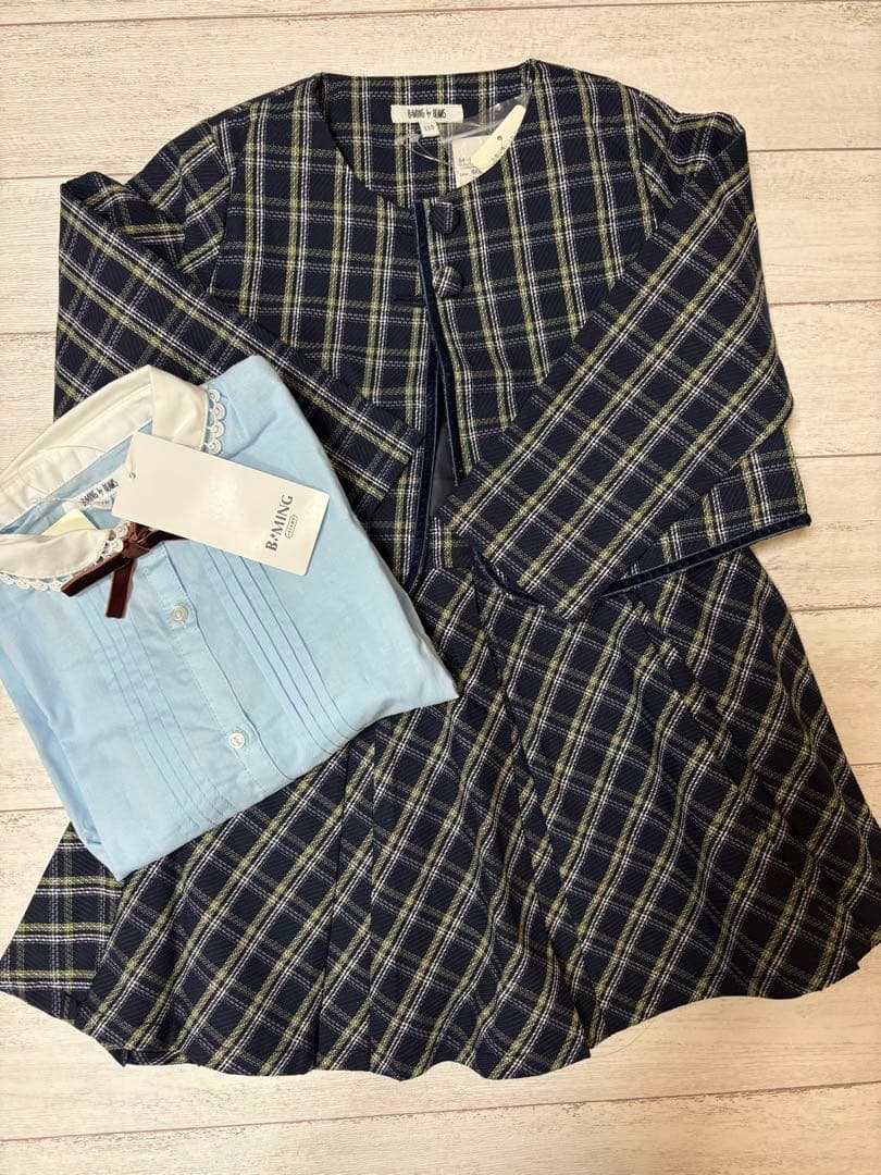 B:MING by BEAMS フォーマル　スーツ　ブラウス　3点セット　110