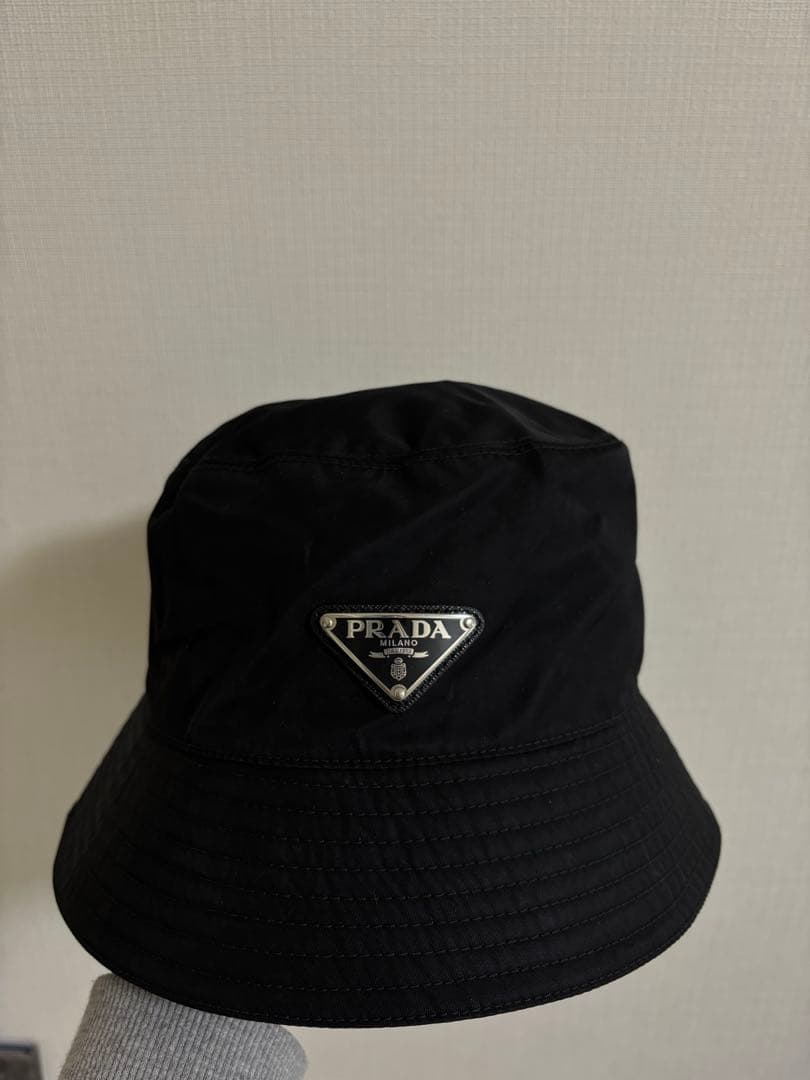 【即購入可能】PRADA RE-NYLON ブラック バケットハット M