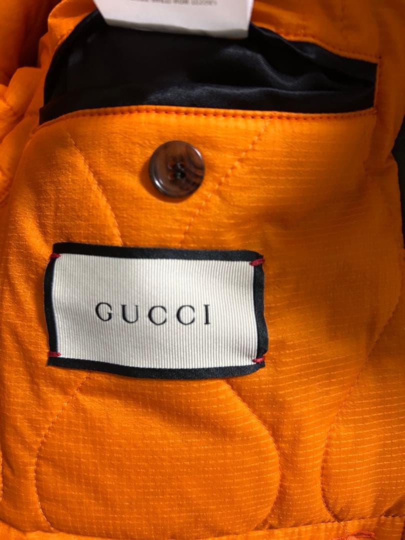 GUCCI ミリタリージャケット 昆虫刺繍 サイズ48