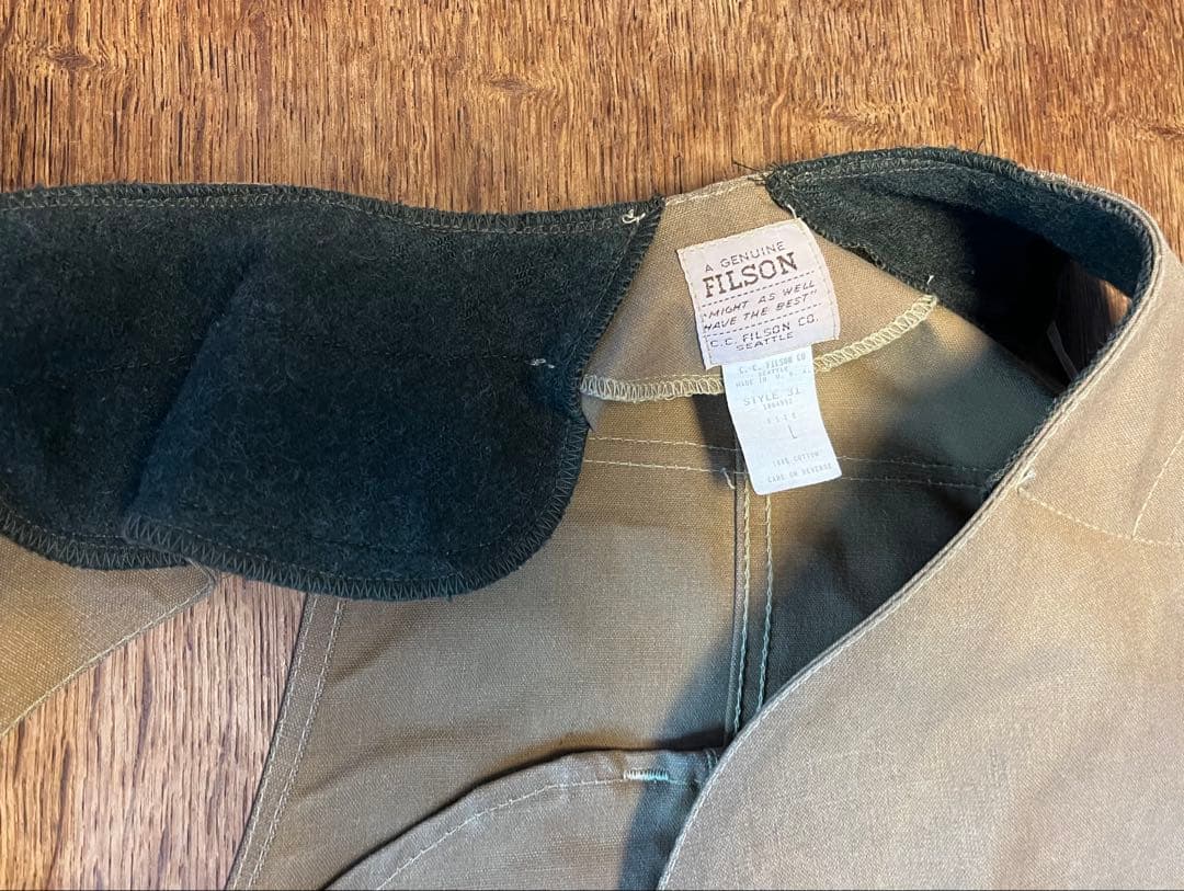 専用★ビンテージ1990's? \"FILSON\" フィルソン ハンティングベスト
