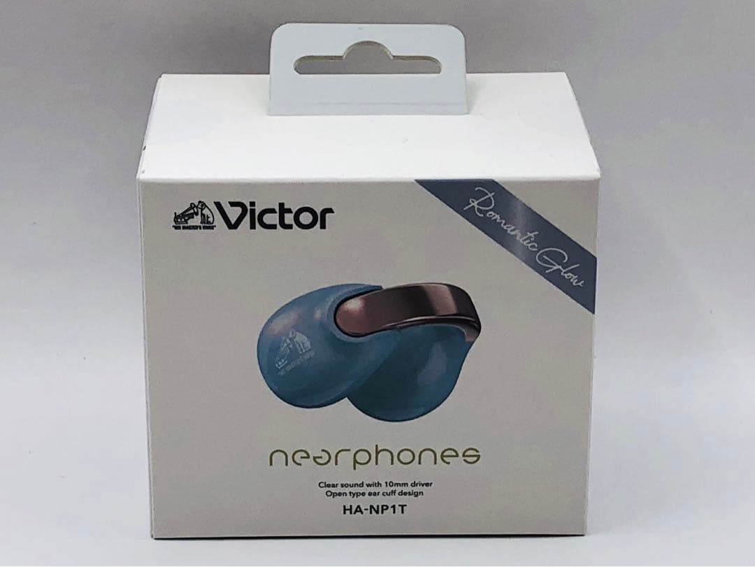 新品 Victor HA-NP1T-AN ワイヤレスイヤホン エターナルブルー