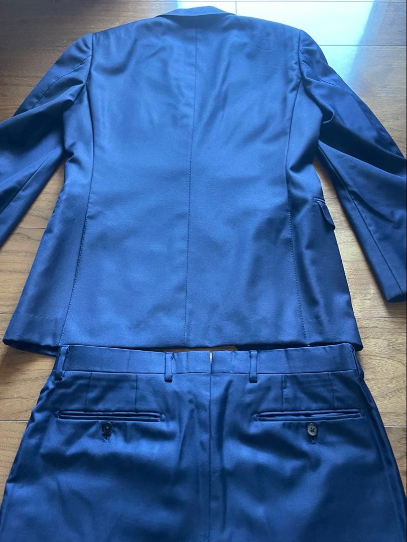 ビームスf ネイビースーツ　46