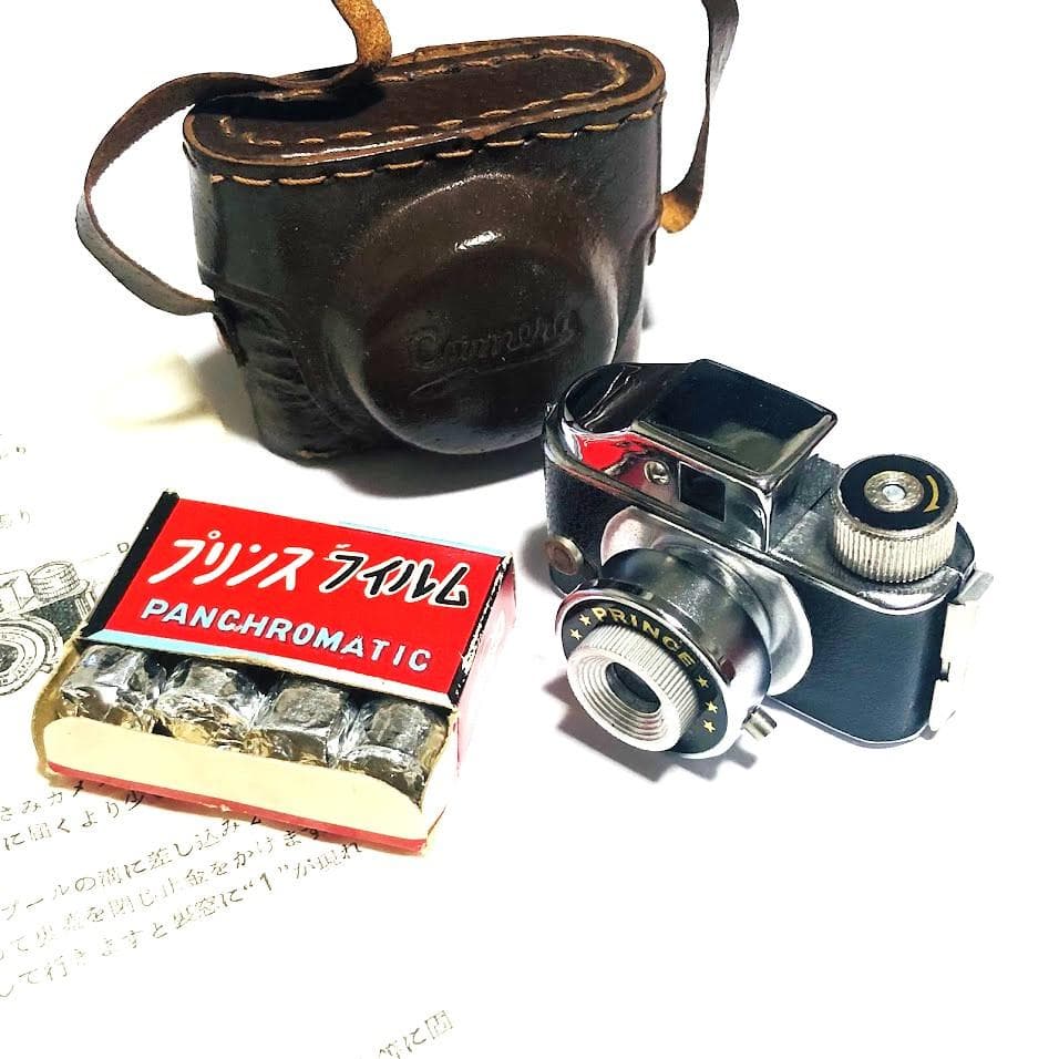 豆カメラ 未使用 ギフトボックス プリンス16-S 昭和レトロ 国産 ミニチュア