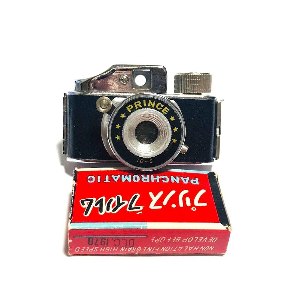 豆カメラ 未使用 ギフトボックス プリンス16-S 昭和レトロ 国産 ミニチュア