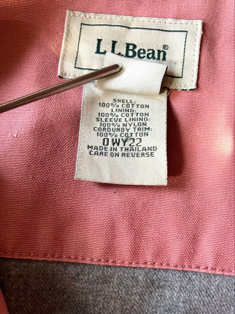 LL.Bean ハンティングジャケット カバーオール ピンク　0WY22