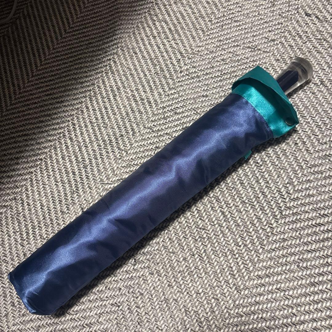 【雨傘】ハンウェイ⭐︎折りたたみ傘　カラー：紺（美品）