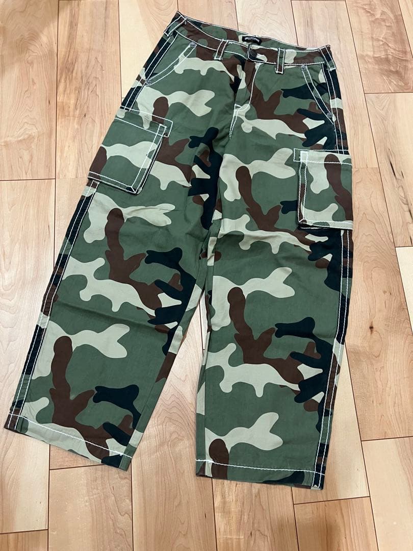 パンツ TWILL BIG T CARGO BAGGY PANT CAMO