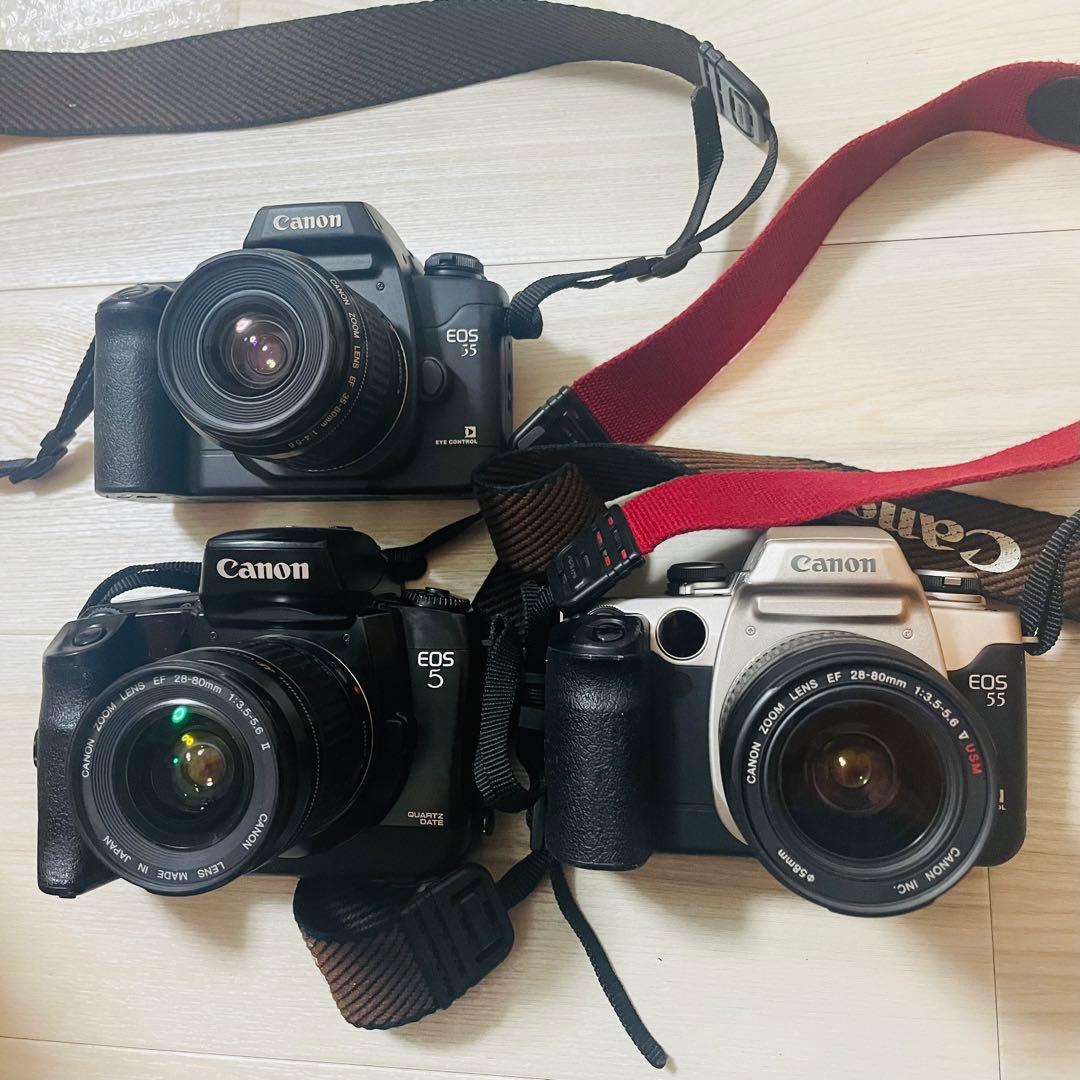 Canon EOS5 EOS55 3台セット フィルムカメラ