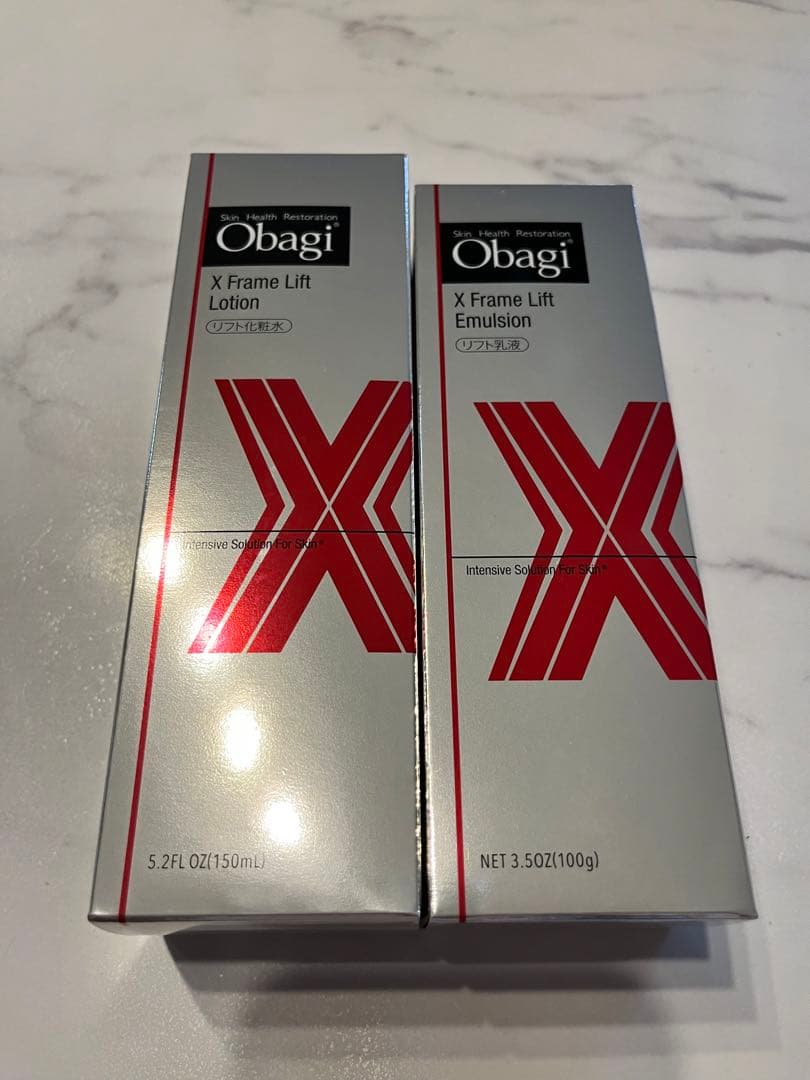 【新品セット】オバジX フレームリフトローション　エマルジョン　化粧水　乳液