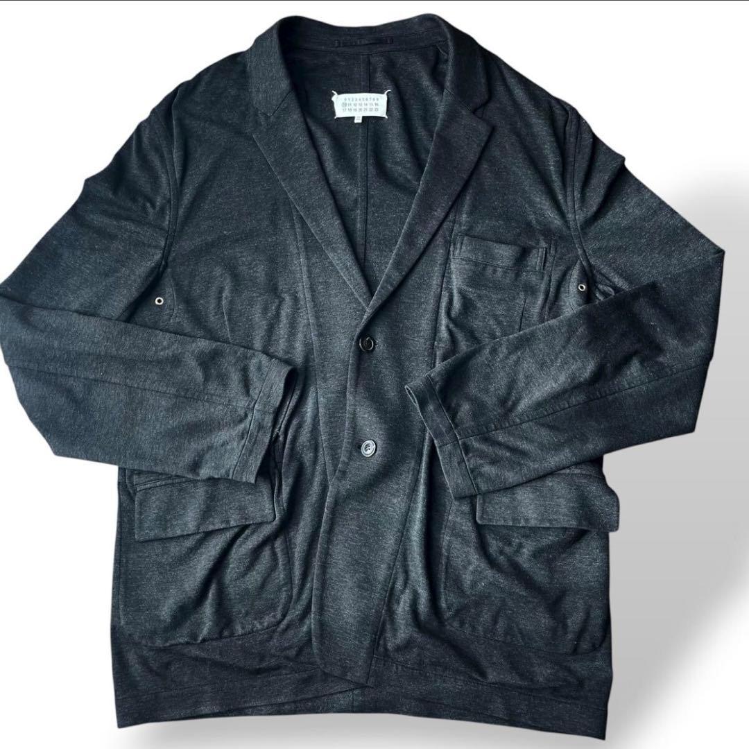 美品Lサイズ MAISON MARGIELA テーラードジャケット ブラック