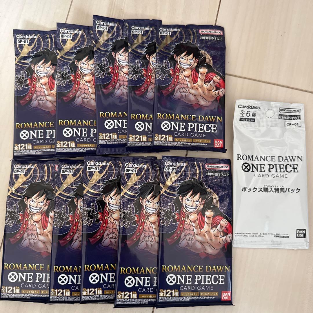 ONE PIECE CARD GAME ROMANCEDAWN10枚+特典パック