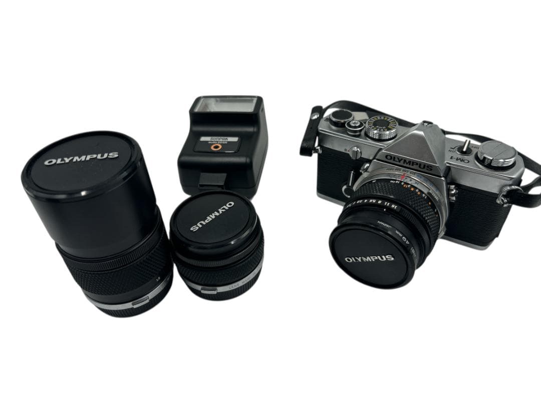 OLYMPUS OM-1 フィルムカメラ レンズ3本セット 50mm