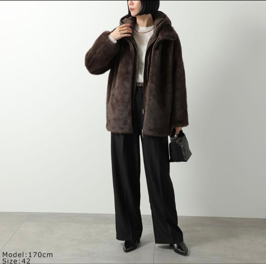 乳飲み子　CAPE HORN ファーブルゾン FLACO MOCHA