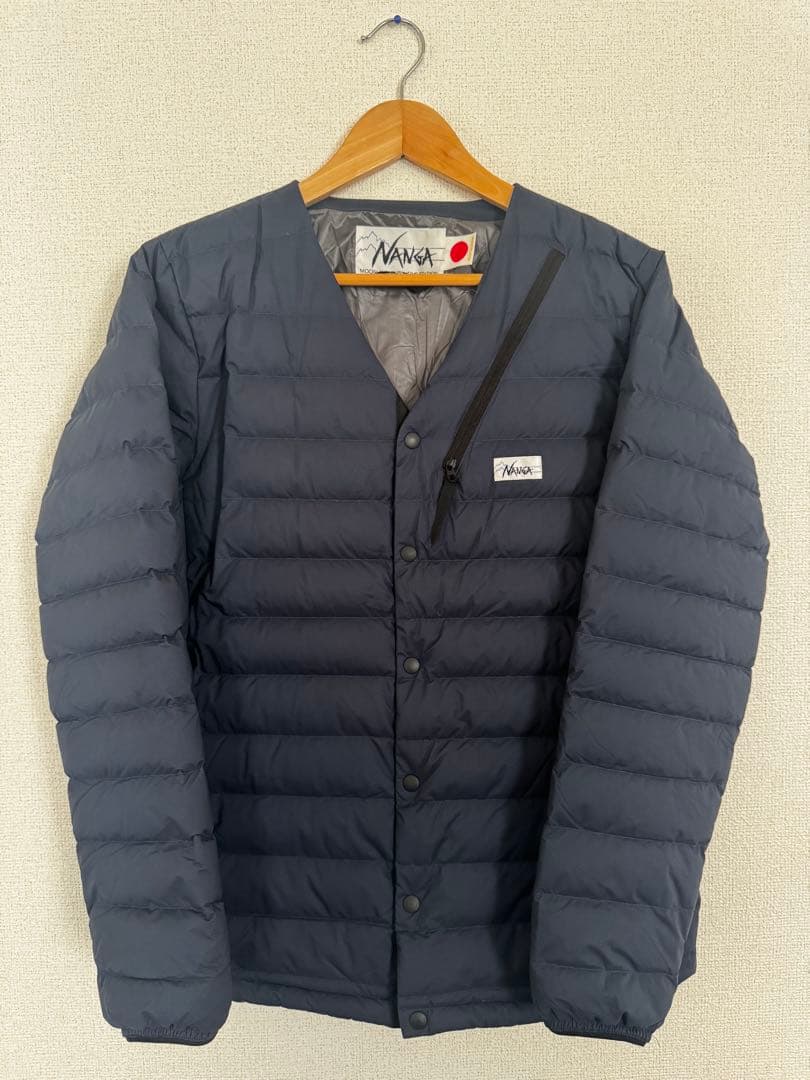 NANGA WHITE LABEL ダウンカーディガン
