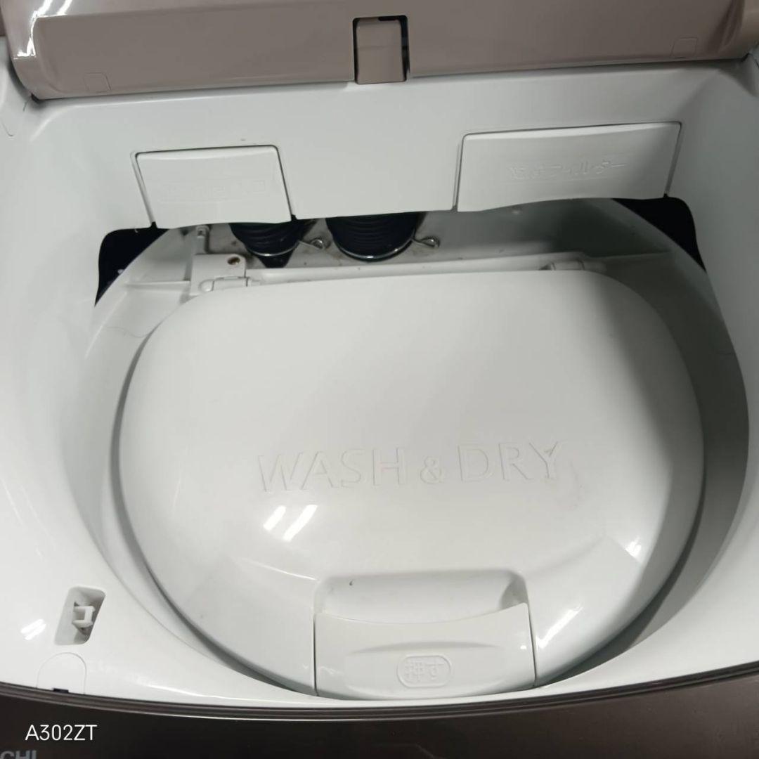 438 送料設置無料 日立乾燥機能付き洗濯機　8㌔ 1 9年製　冷蔵庫在庫あり