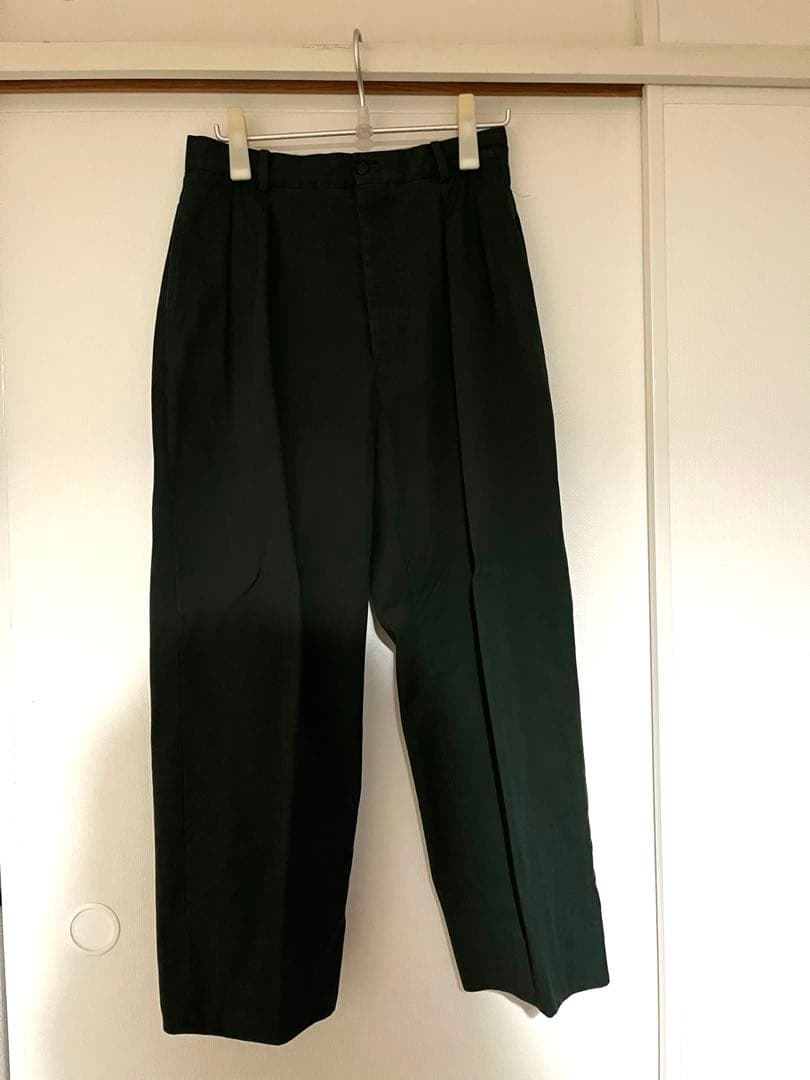 n*0様 neat ツータックワイドパンツ