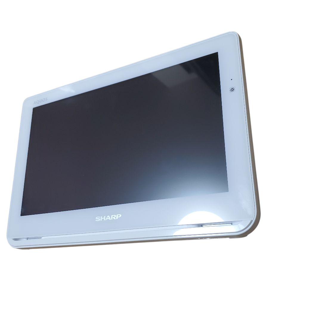 【極美品】SHARP ポータブル液晶テレビ AQUOS 2T-C12AF 防水