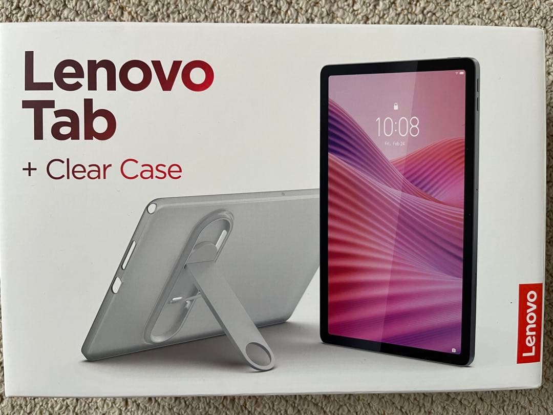 10.1型Lenovo Tab、4GBメモリ、64GB、TPUケース付属、新品