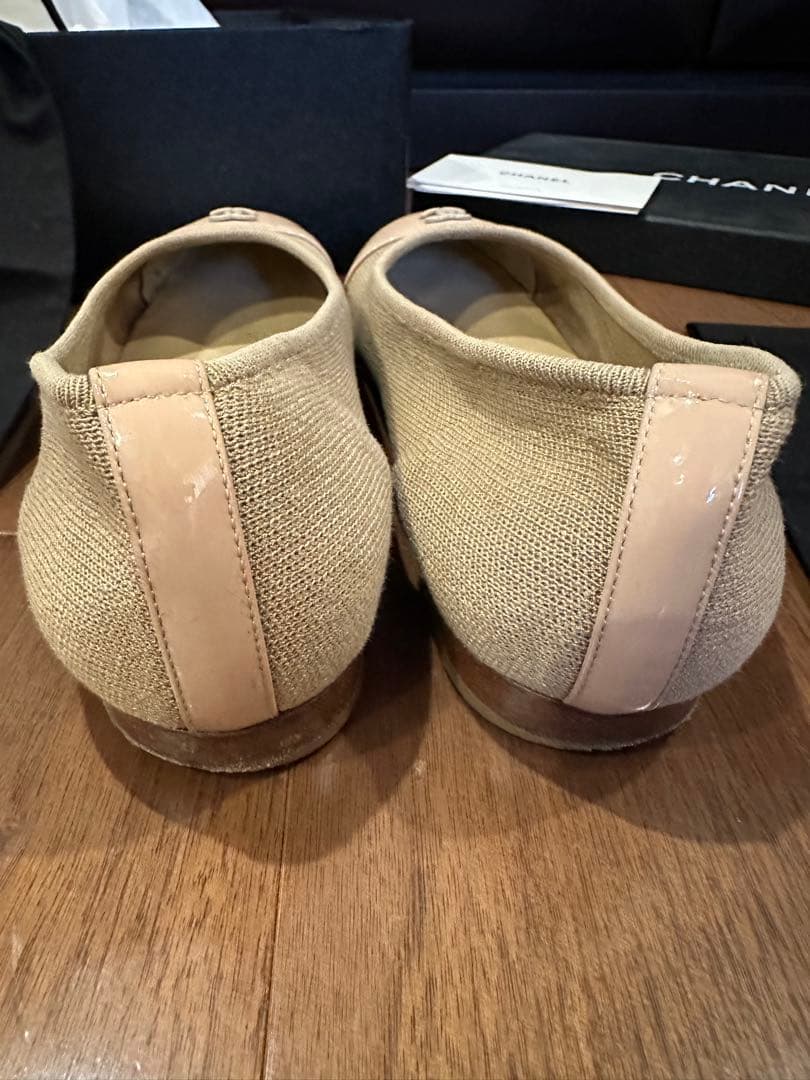 CHANEL バレエシューズ ベージュ　38