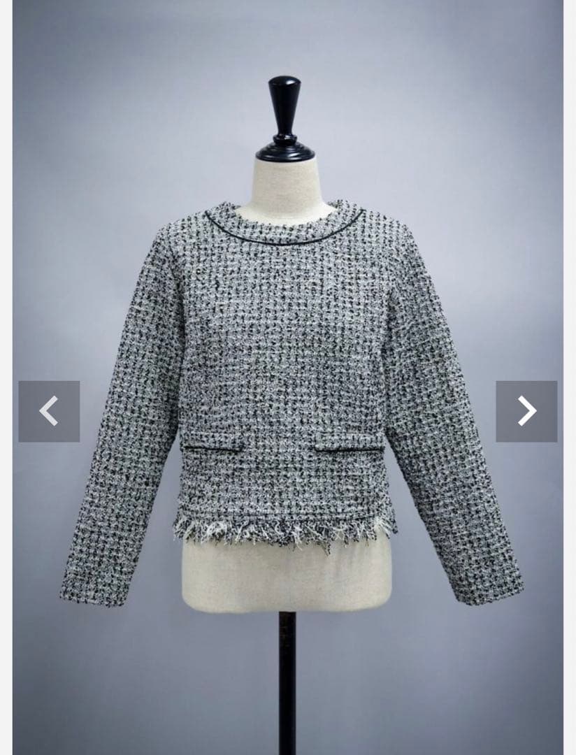 完売シェリエ　sheller Richツィード　トップス　キュロットセット