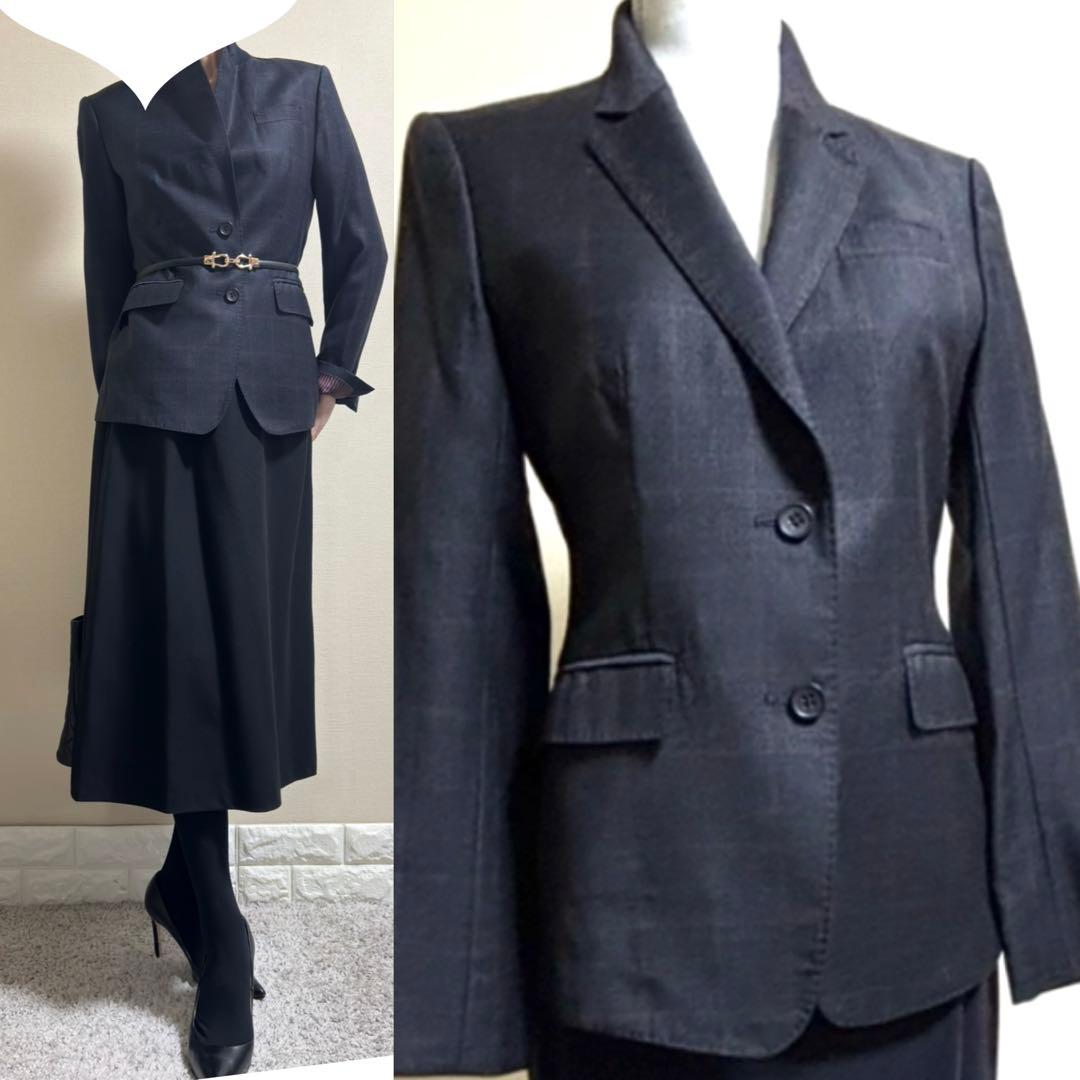 【新品含！Mスーツ】23区　英国チェック　ジャケット　CHAVARIE スカート