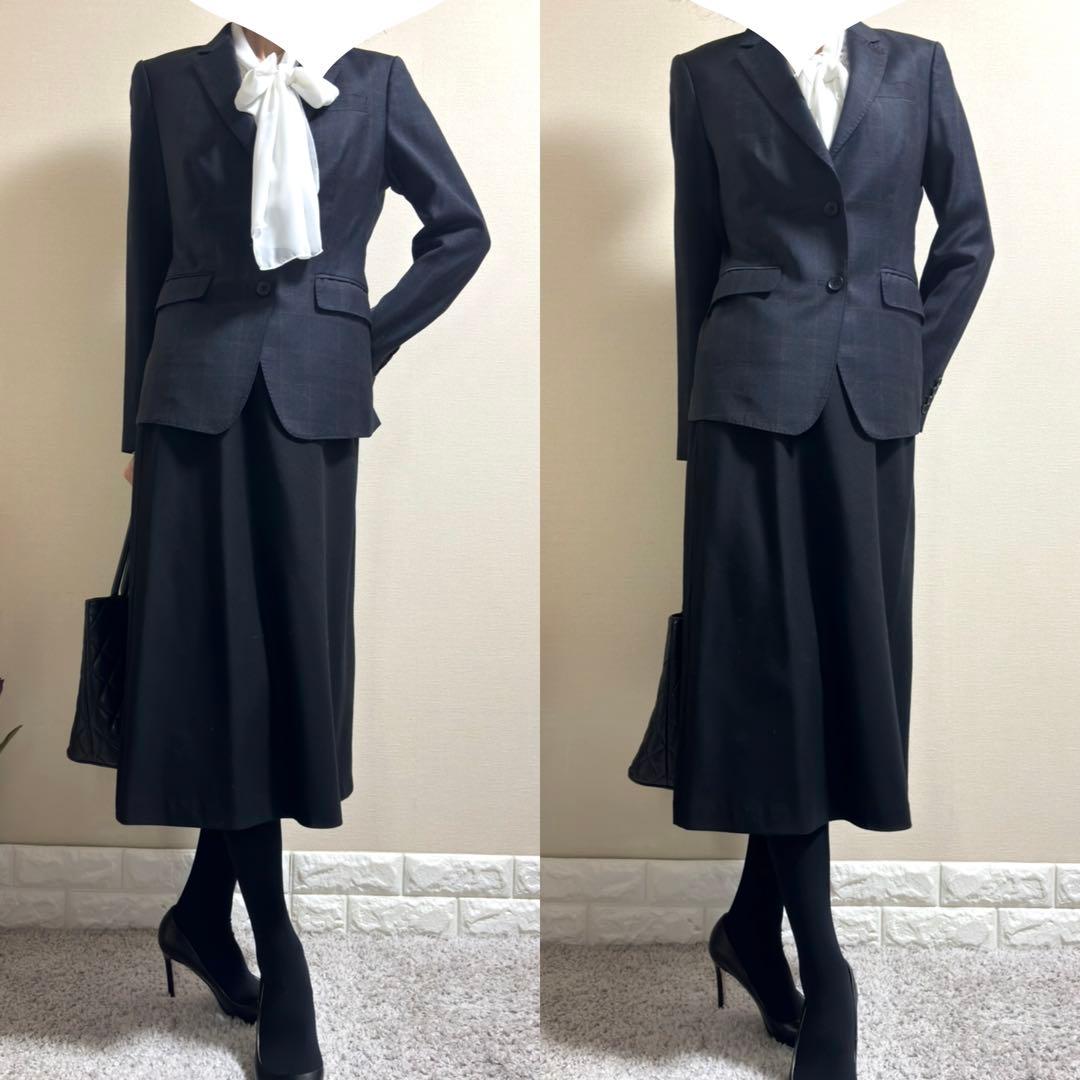 【新品含！Mスーツ】23区　英国チェック　ジャケット　CHAVARIE スカート