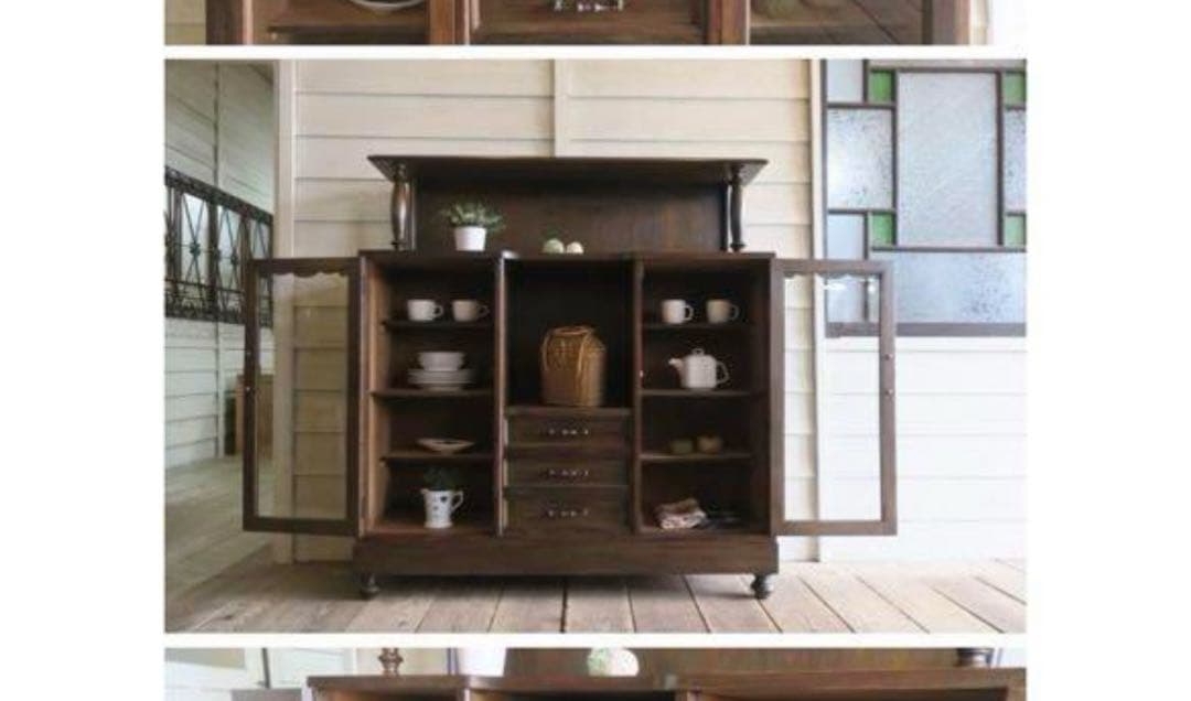 希少　アンティーク収納棚