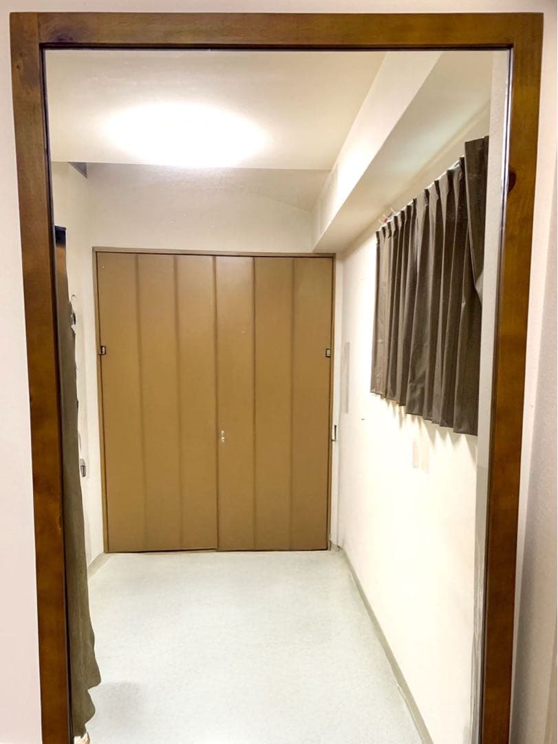 ym　大きい全身鏡 180×90cm 大型鏡 木製フレーム アンティーク