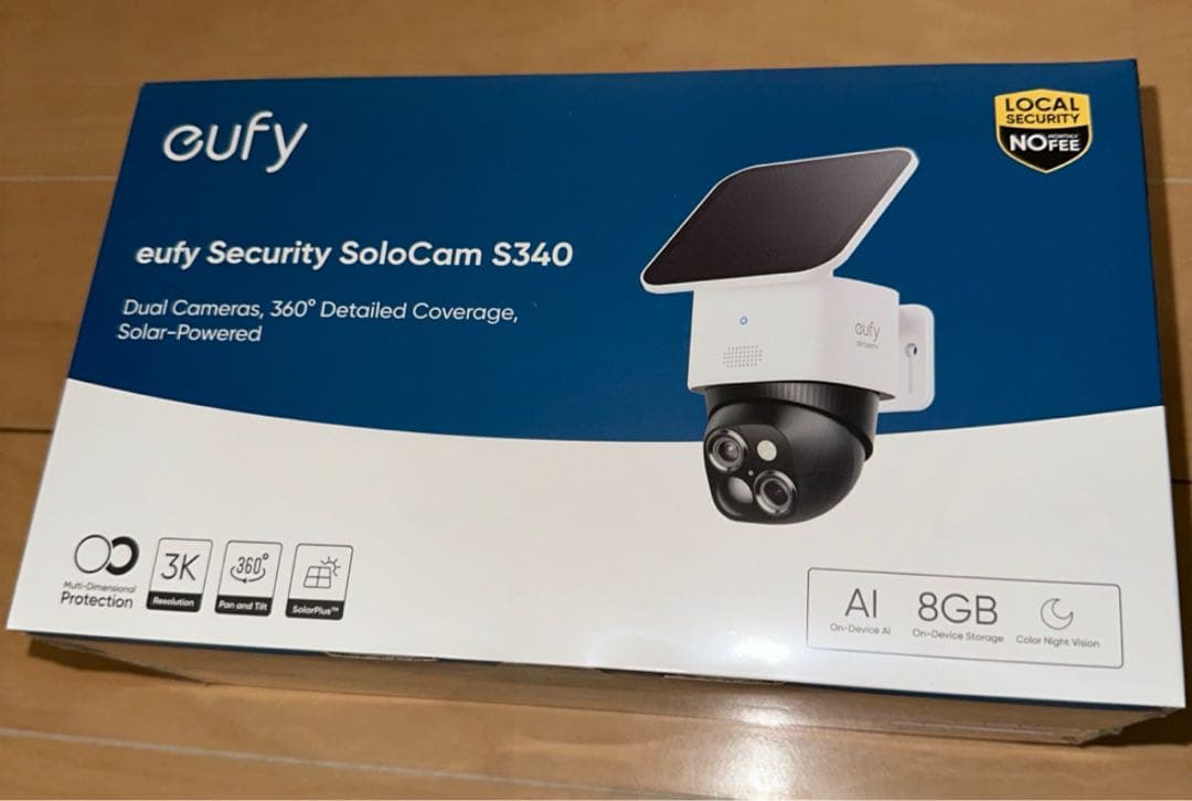 【新品未使用】eufy Security SoloCam S340 anker