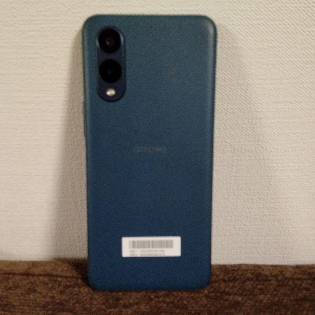 arrows スマートフォン 本体 ブルー