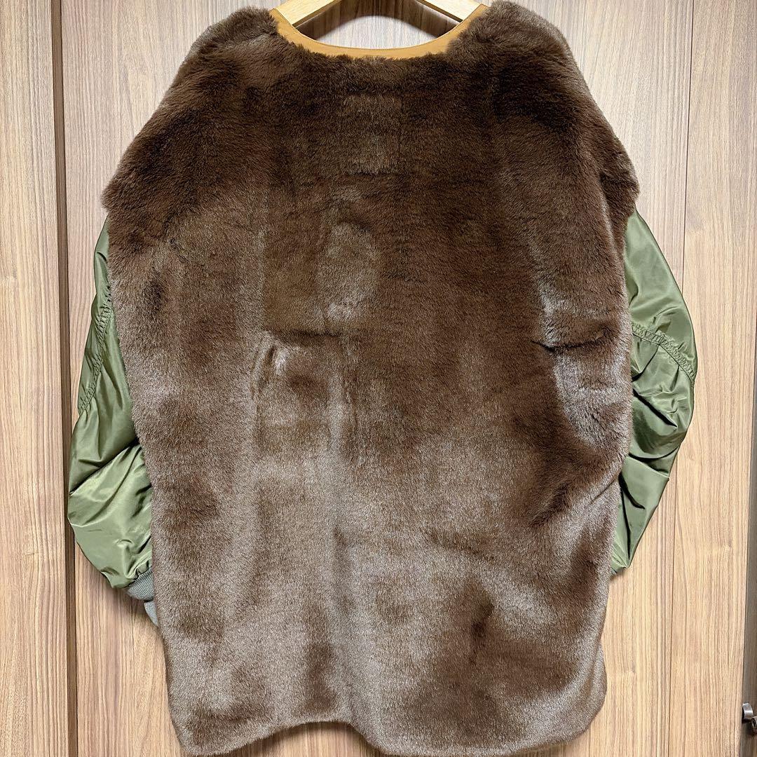 最終値下■etsintä ジップアップジャケット ブラウン・オリーブグリーン