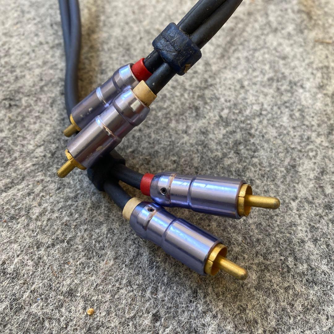 SUPER LINKオーディオケーブル audio technica 5m 2本