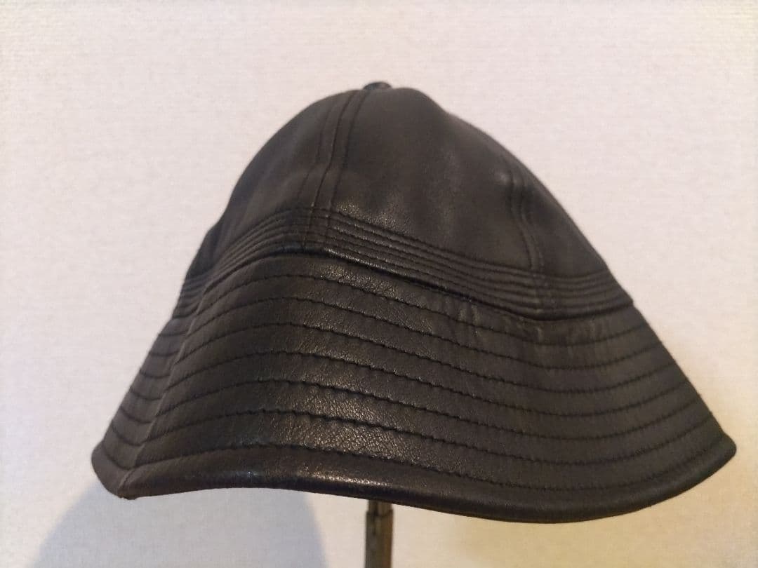 HenderScheme エンダースキーマ 黒 レザーハット