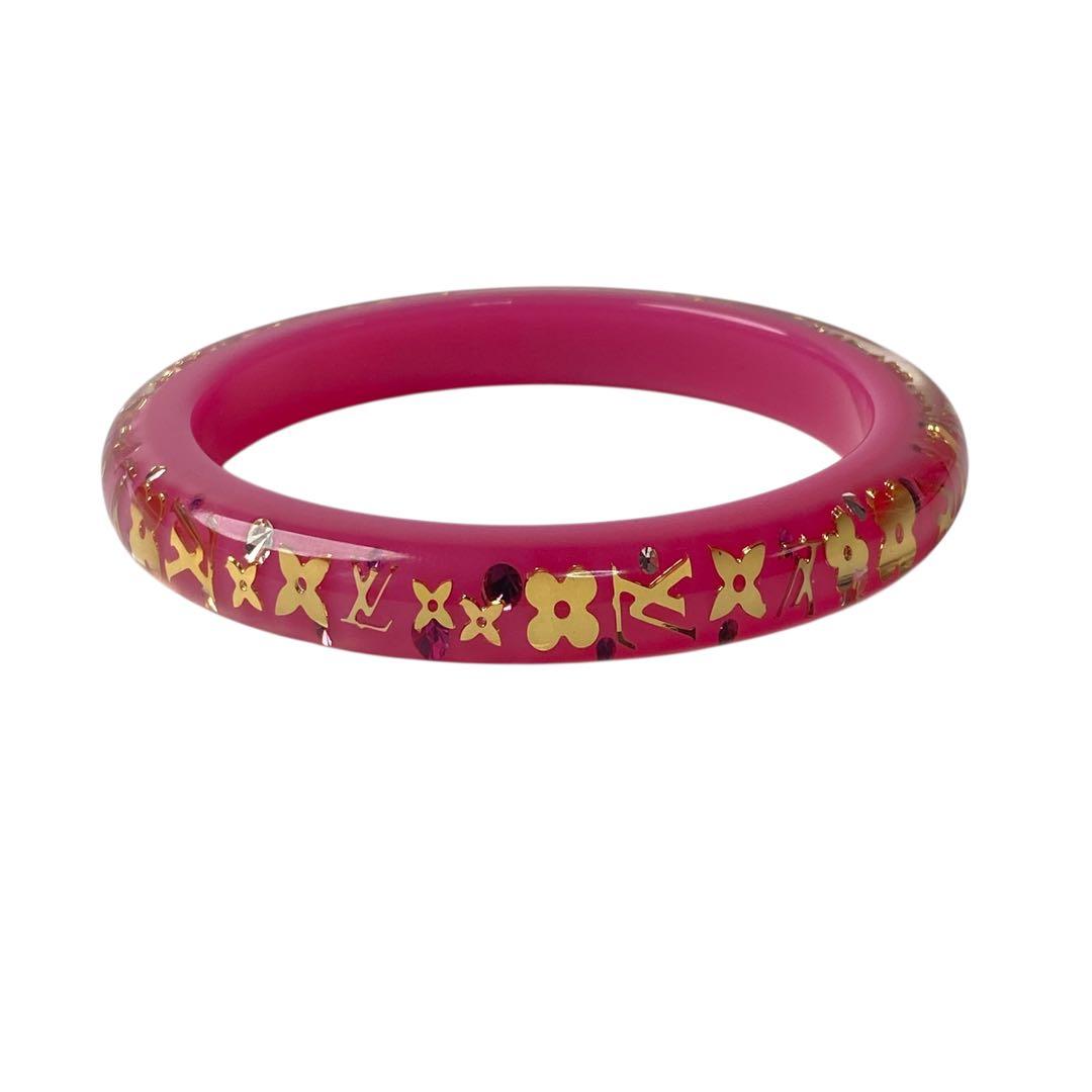 ルイ ヴィトン LOUIS VUITTON ブラスレ LVロゴ バングル