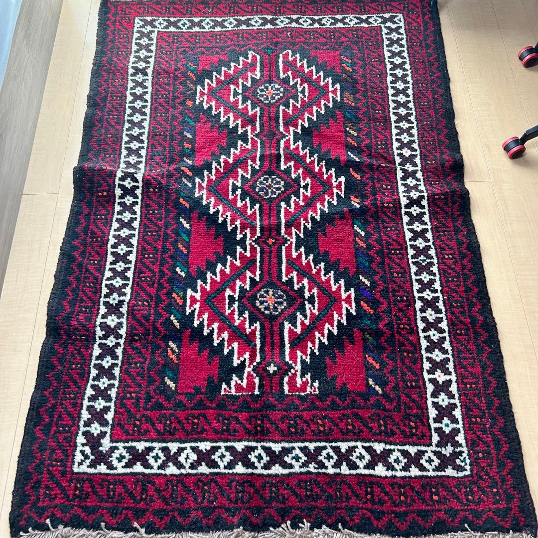 バルーチ　ウールラグ 163x110