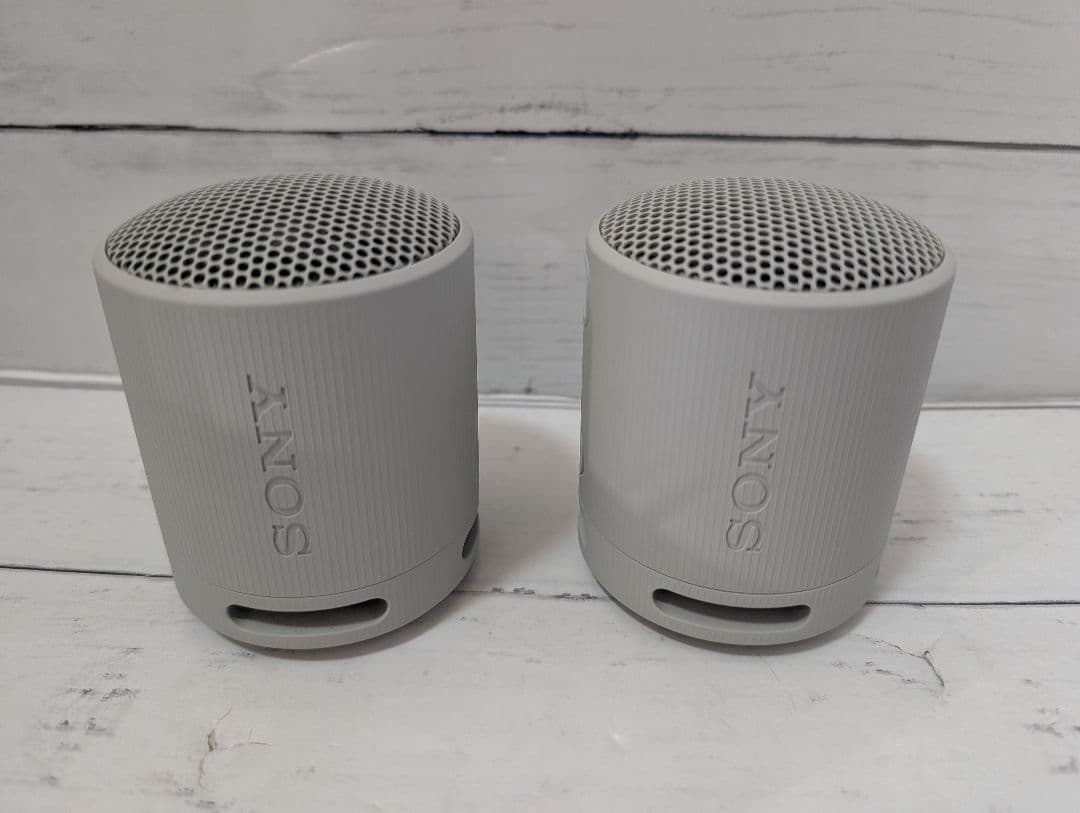 【美品】SONY SRS-XB100 グレー 2個セット