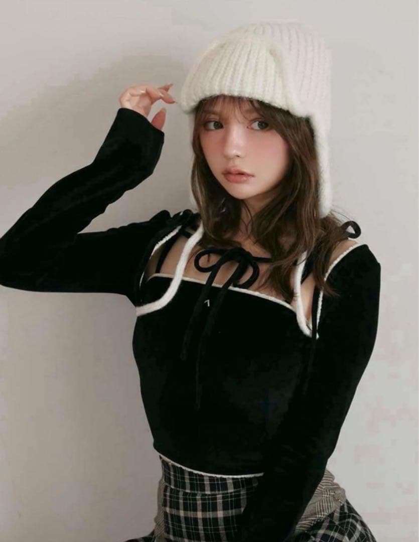 帽子 andmary Baby knit babushka