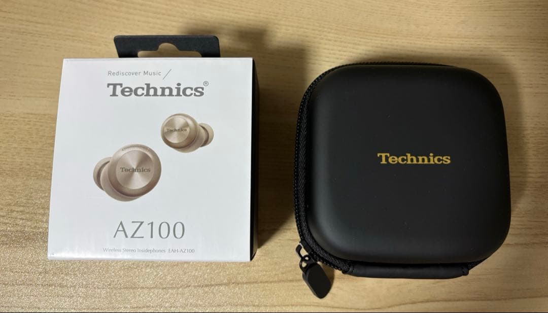 【使用1ヶ月、保証書付き】Technics AZ100 シャンパンゴールド
