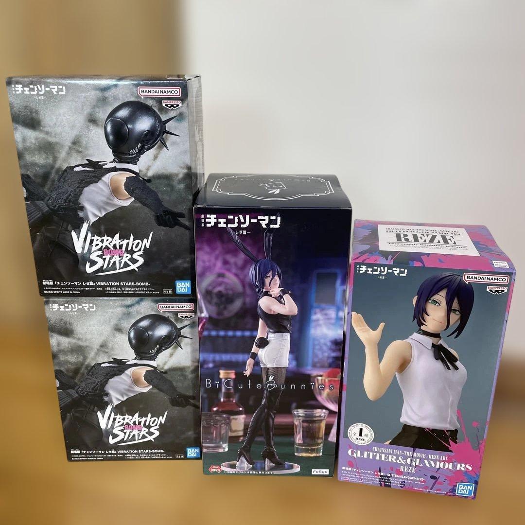 チェンソーマン　レゼ　フィギュア4個セット