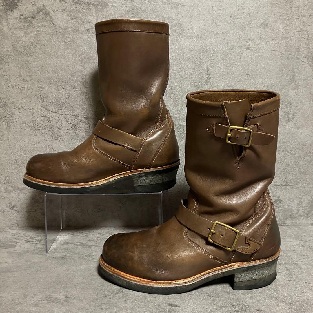 極美品　フープディドゥ　エンジニアブーツ　ワークブーツ　ブラウン　2207