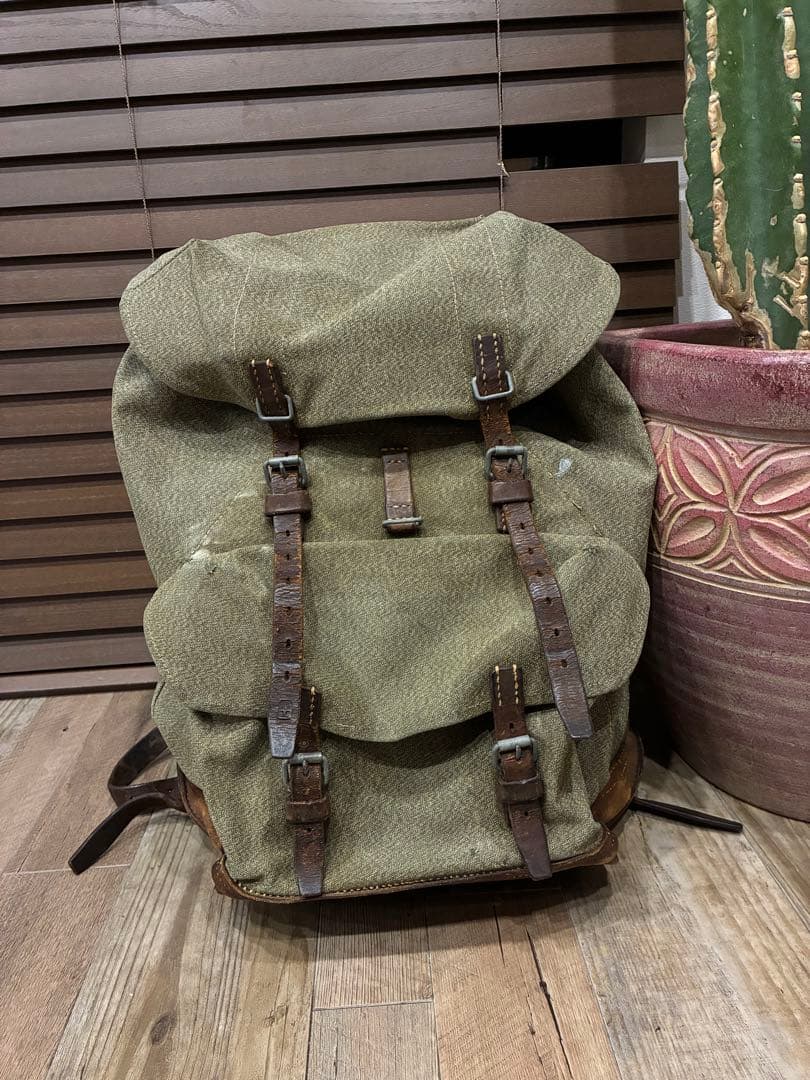 ごま塩　スイス軍　1960年　リュック