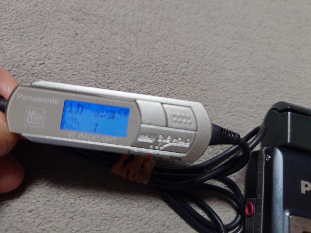 Panasonic SJ-MR100 MDウォークマンセット　MDプレーヤー