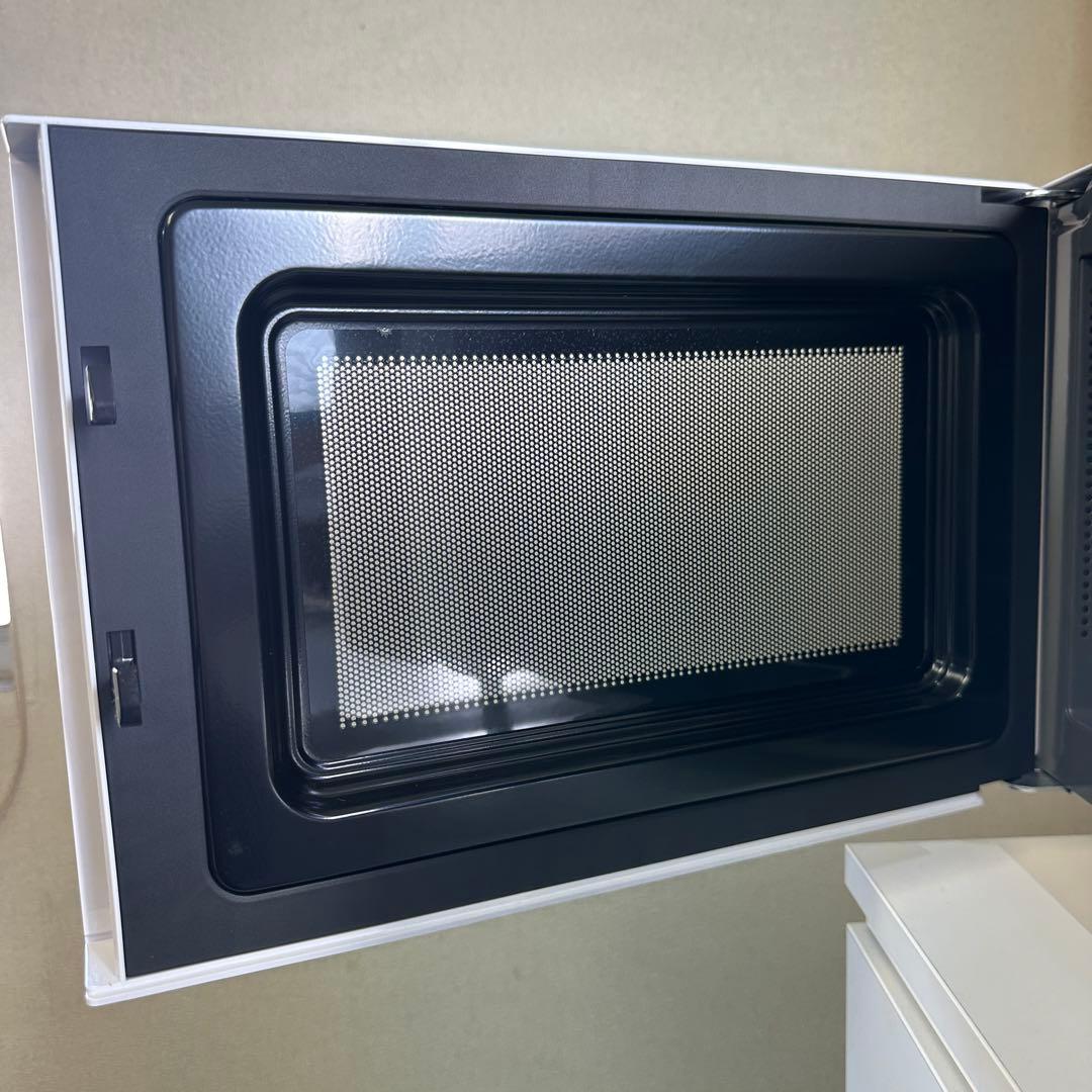 【ほぼ新品】TOSHIBA電子レンジフラット ホワイト ER-M17Y(W)