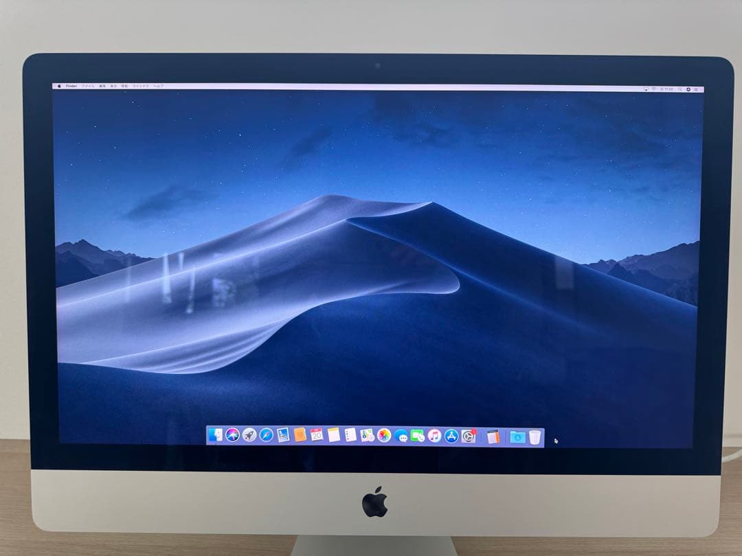 iMac 2019 Retina 5K 27インチメモリ40GB SSD250G