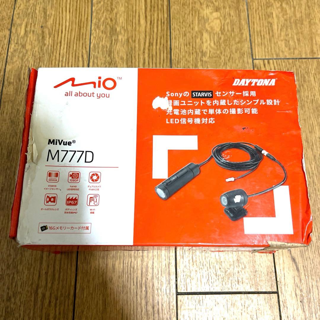 Mio MiVue M777D バイク用ドライブレコーダー　sdカード付き