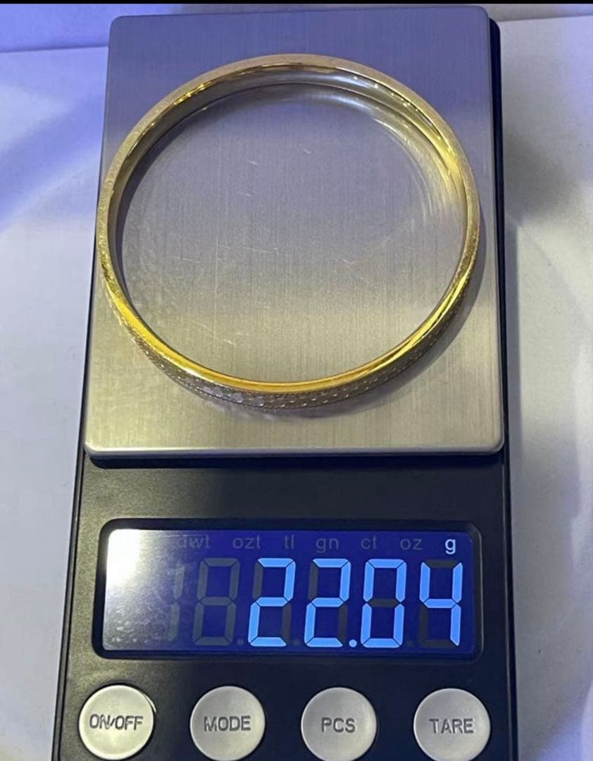 ノ*ラ様 遺品の整理 ゴールドブレスレット 刻印有り